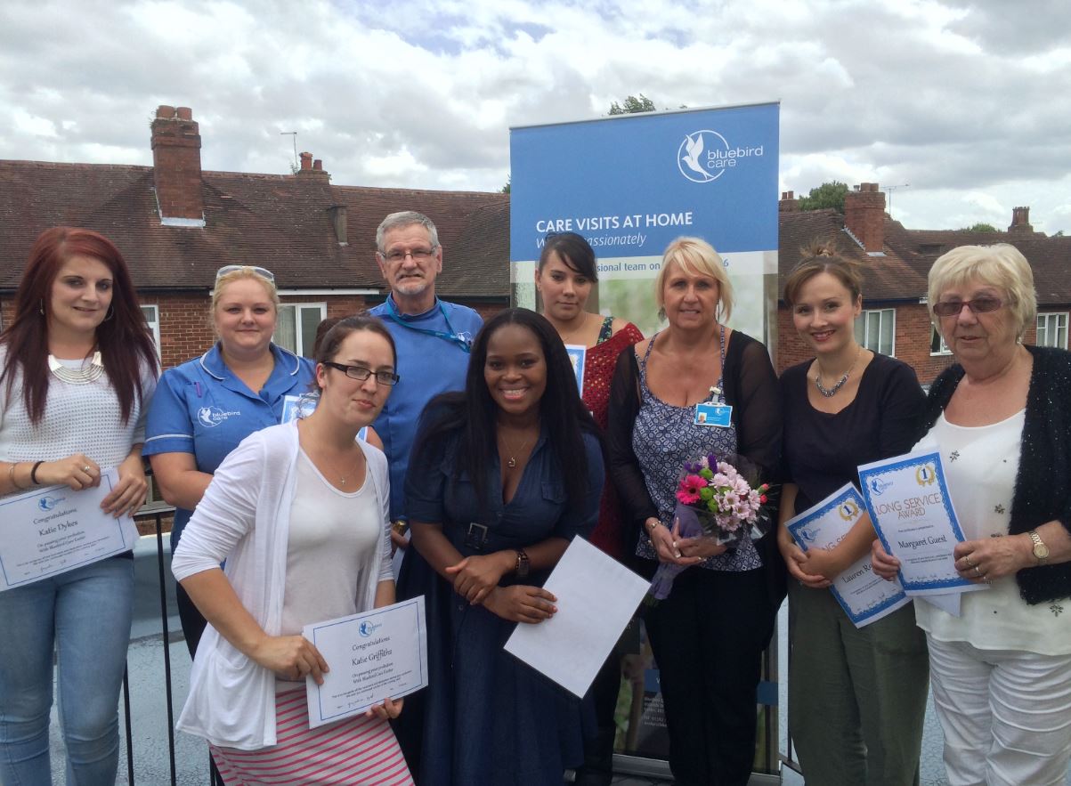 Bluebird Care celebrates staff achievements | The Exeter Daily